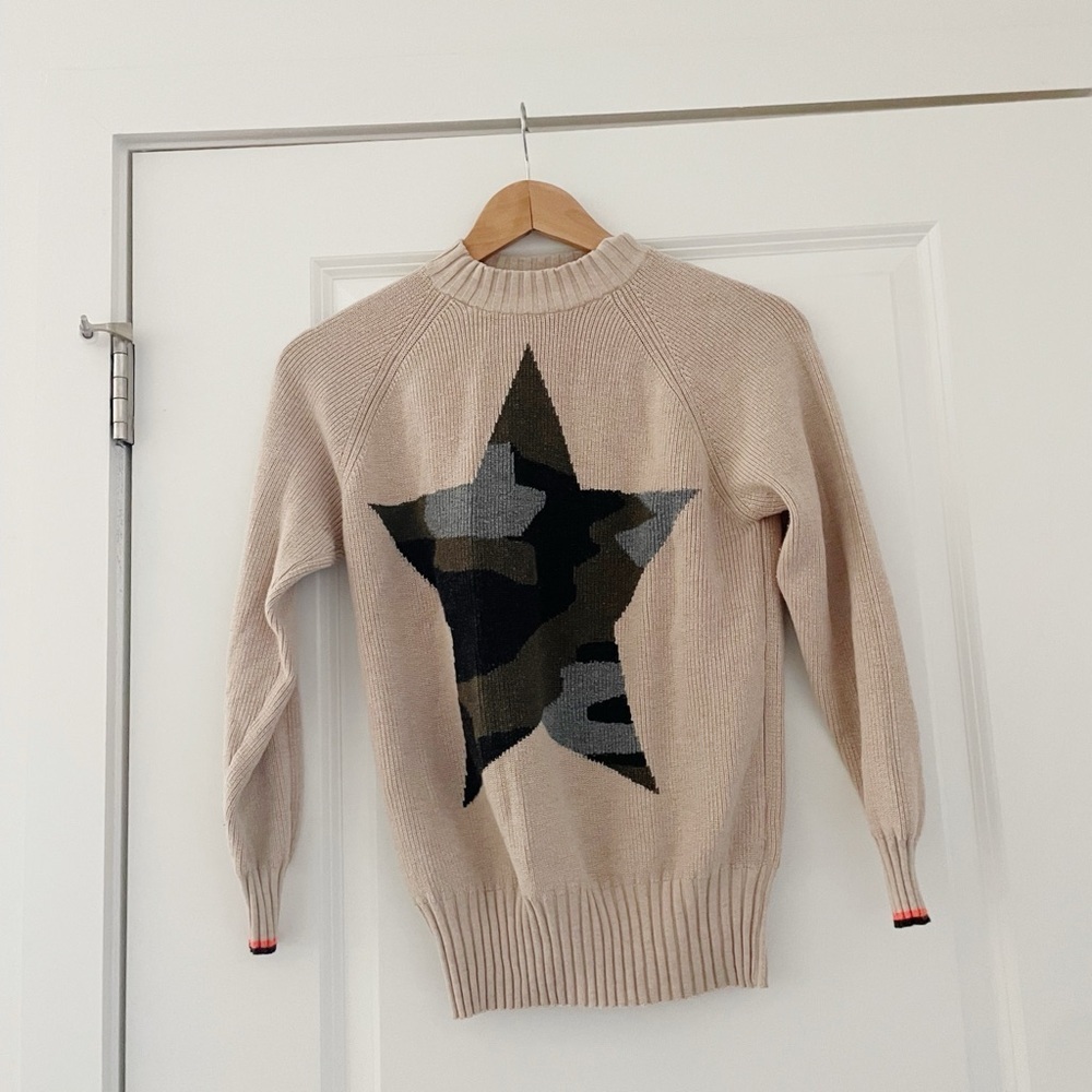 WISPR by Brodie Camo Star Sweater Cotton Silk